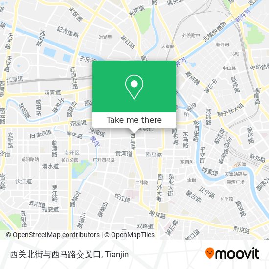 西关北街与西马路交叉口 map