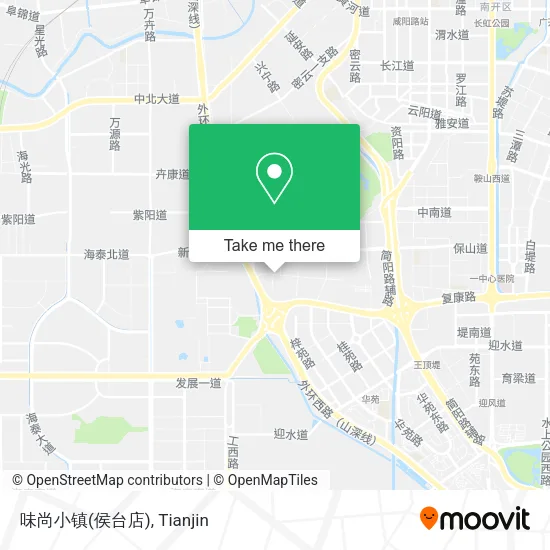 味尚小镇(侯台店) map