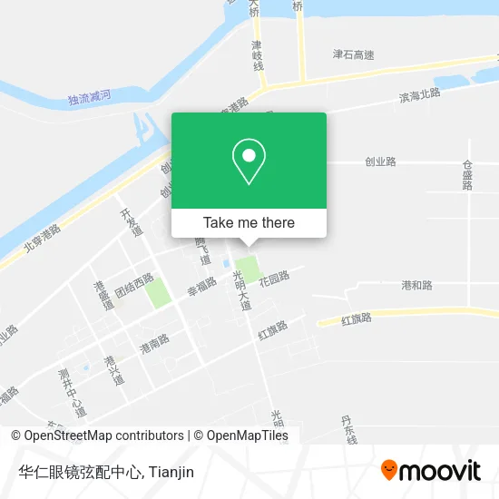 华仁眼镜弦配中心 map