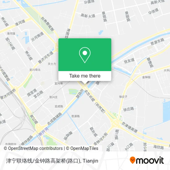 津宁联络线/金钟路高架桥(路口) map
