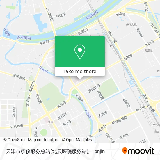 天津市殡仪服务总站(北辰医院服务站) map