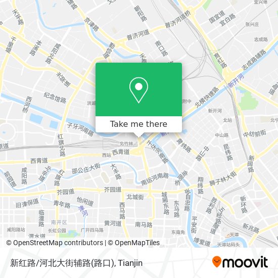 新红路/河北大街辅路(路口) map