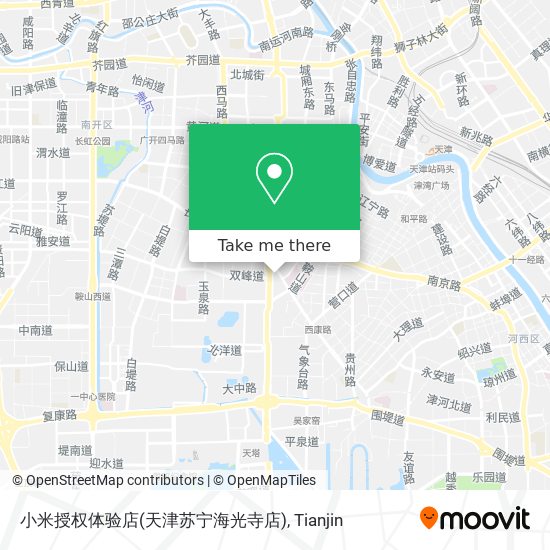 小米授权体验店(天津苏宁海光寺店) map