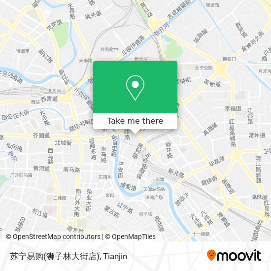 苏宁易购(狮子林大街店) map