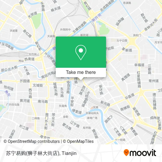 苏宁易购(狮子林大街店) map