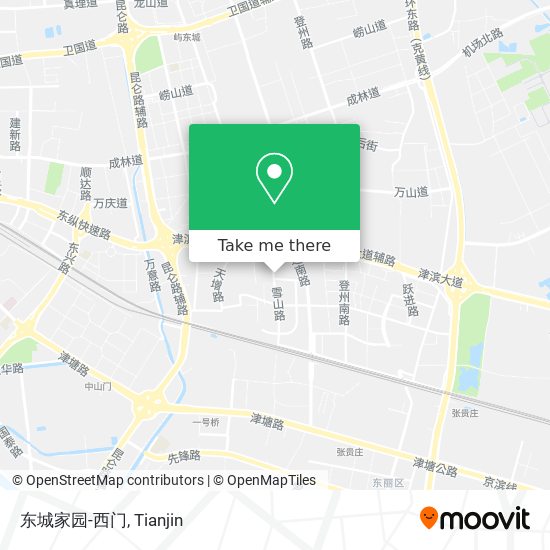 东城家园-西门 map