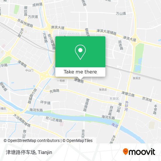 津塘路停车场 map