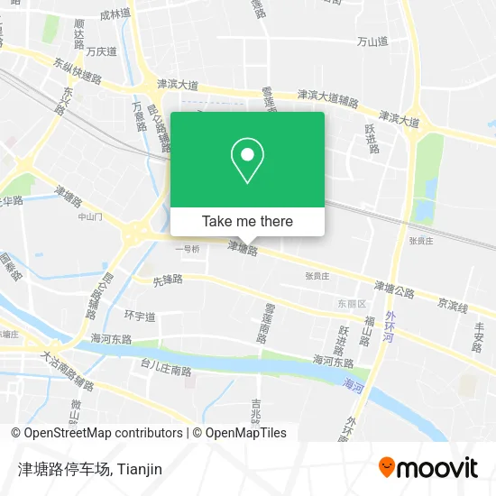 津塘路停车场 map