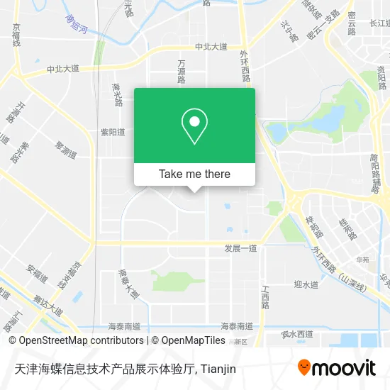 天津海蝶信息技术产品展示体验厅 map