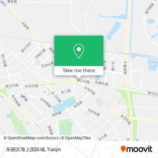 东丽区海上国际城 map