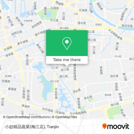 小赵精品蔬菜(梅江店) map