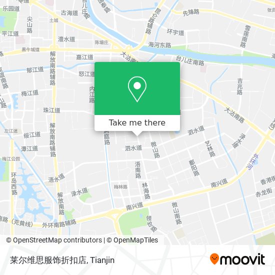 莱尔维思服饰折扣店 map