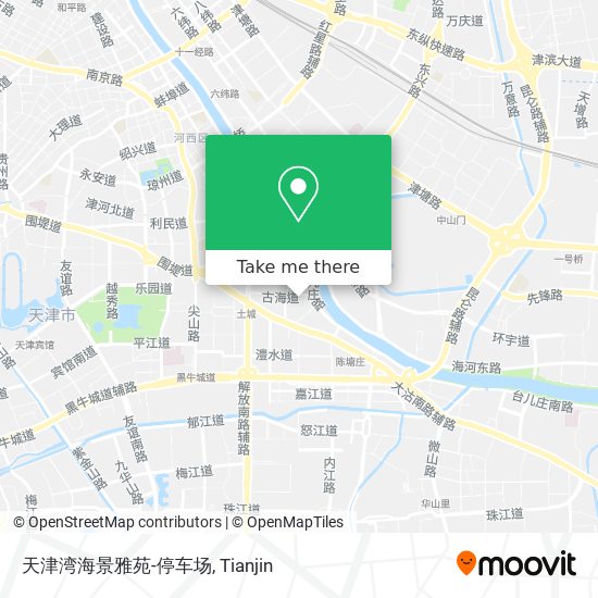 天津湾海景雅苑-停车场 map