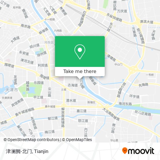 津澜阙-北门 map