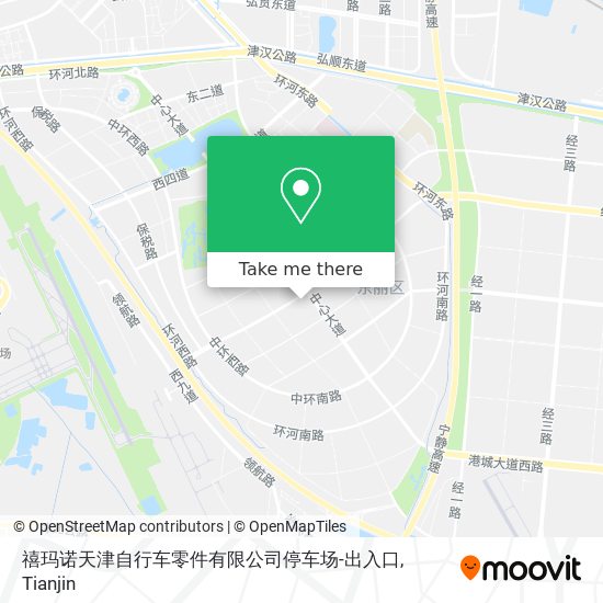 禧玛诺天津自行车零件有限公司停车场-出入口 map