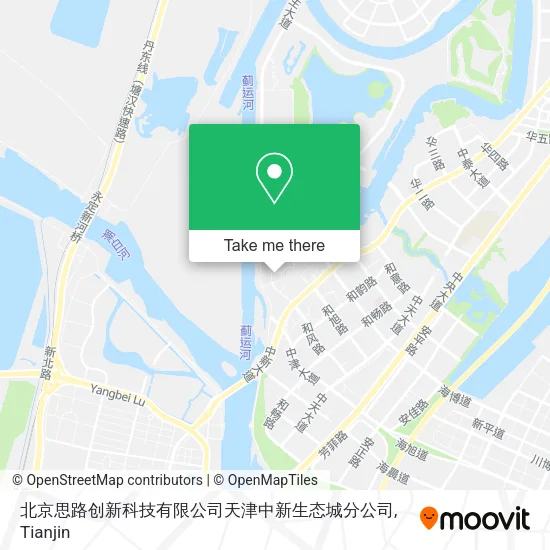 北京思路创新科技有限公司天津中新生态城分公司 map