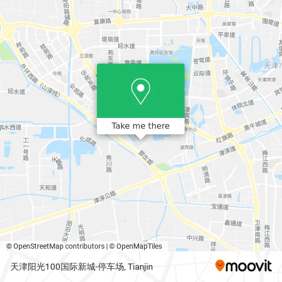 天津阳光100国际新城-停车场 map