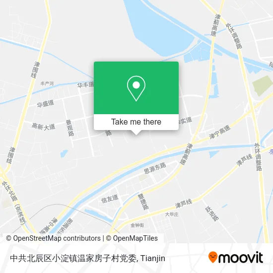 中共北辰区小淀镇温家房子村党委 map