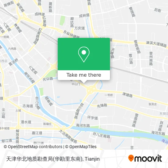 天津华北地质勘查局(华勘里东南) map