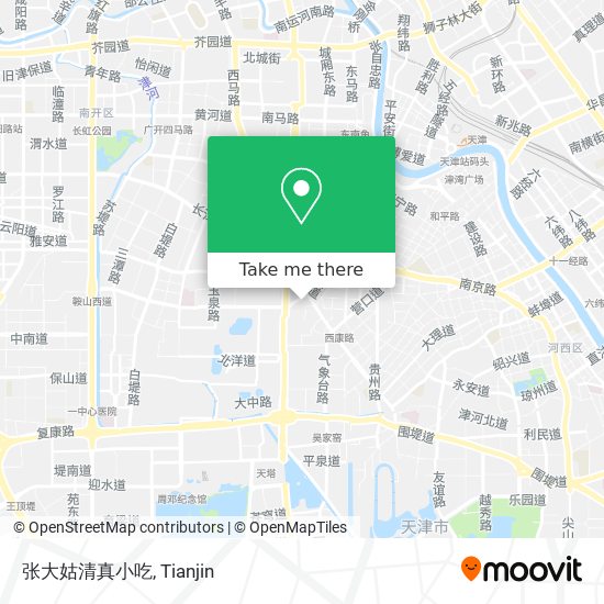 张大姑清真小吃 map