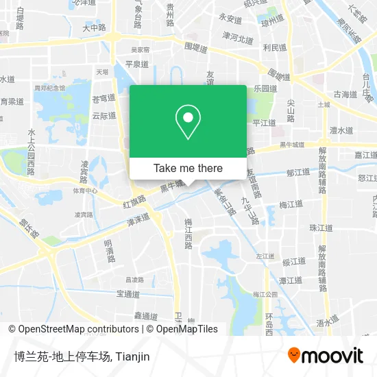 博兰苑-地上停车场 map