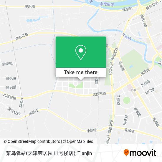 菜鸟驿站(天津荣居园11号楼店) map