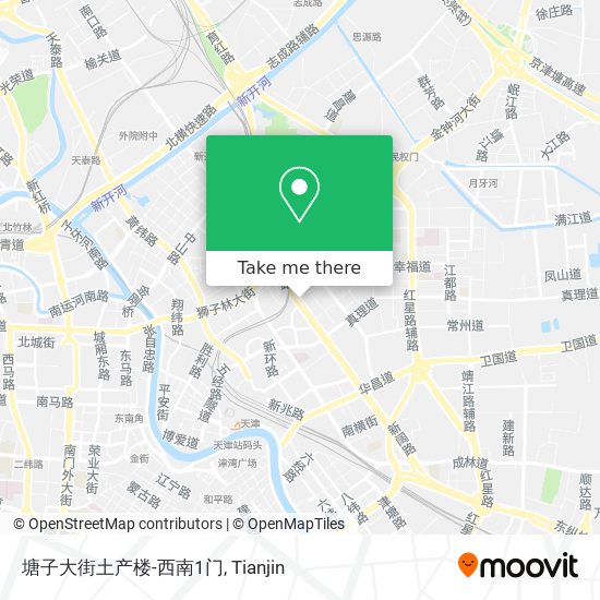 塘子大街土产楼-西南1门 map