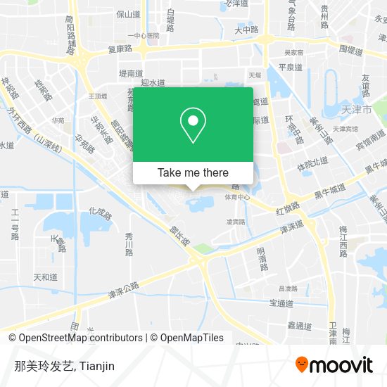 那美玲发艺 map