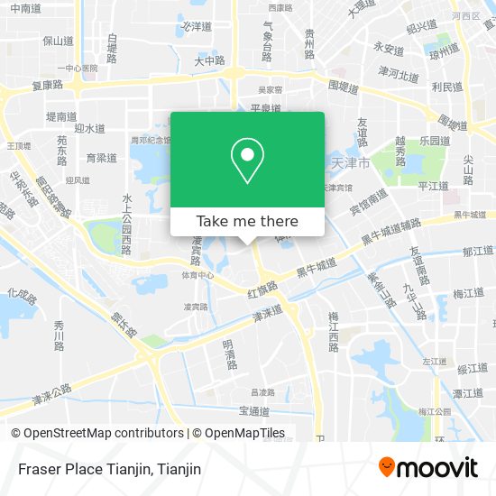 Fraser Place Tianjin map