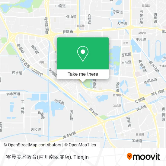 零晨美术教育(南开南翠屏店) map