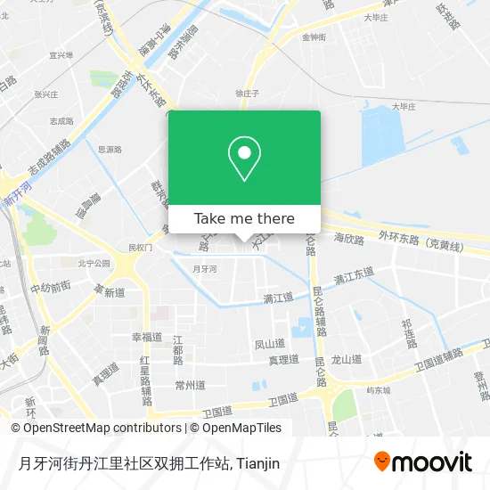 月牙河街丹江里社区双拥工作站 map
