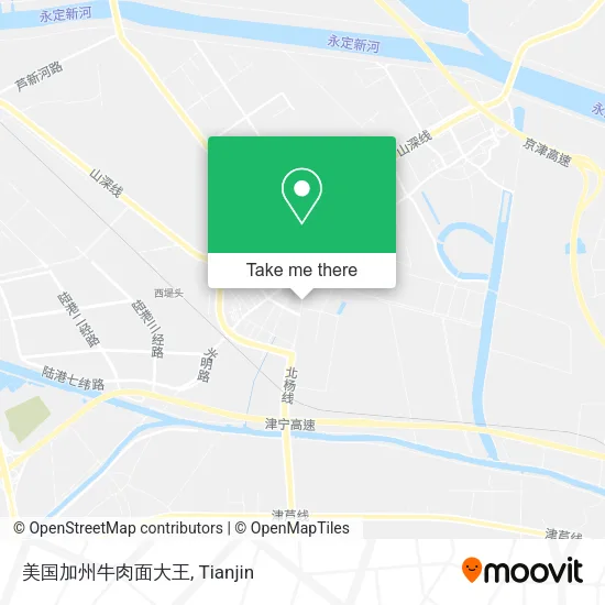 美国加州牛肉面大王 map