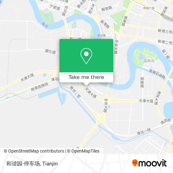 和谐园-停车场 map