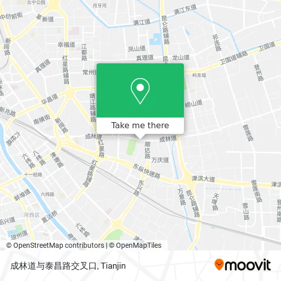 成林道与泰昌路交叉口 map