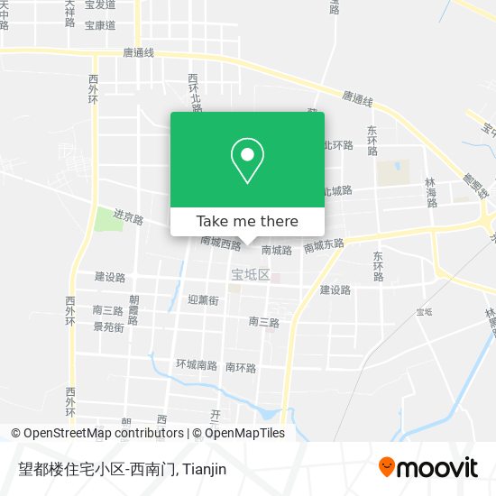 望都楼住宅小区-西南门 map