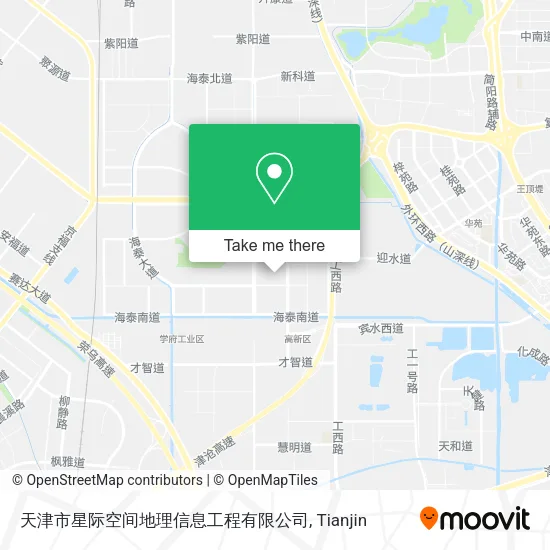 天津市星际空间地理信息工程有限公司 map