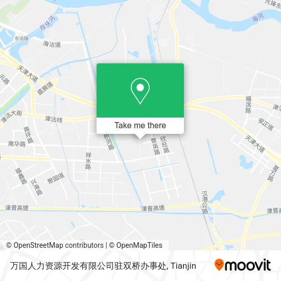 万国人力资源开发有限公司驻双桥办事处 map