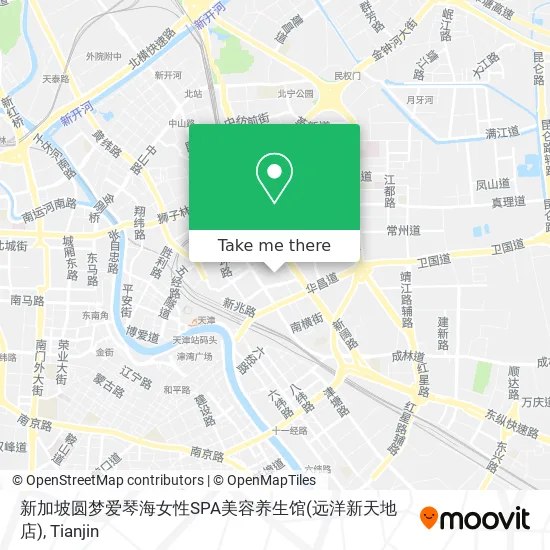 新加坡圆梦爱琴海女性SPA美容养生馆(远洋新天地店) map