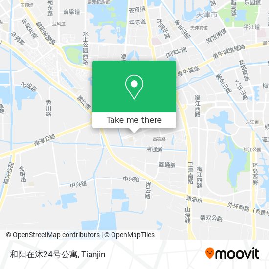 和阳在沐24号公寓 map