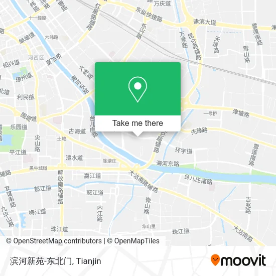 滨河新苑-东北门 map