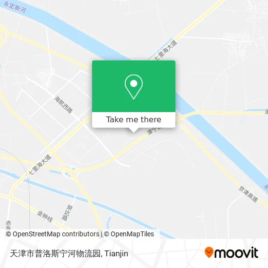 天津市普洛斯宁河物流园 map
