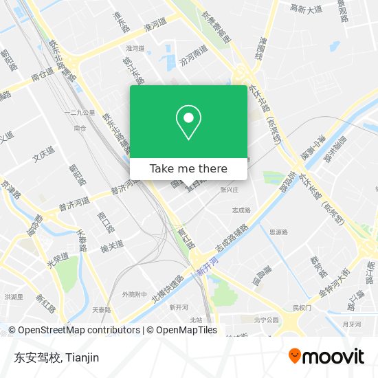 东安驾校 map