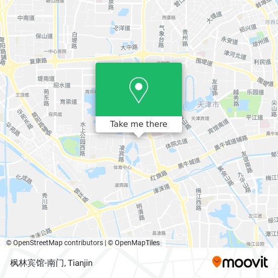 枫林宾馆-南门 map