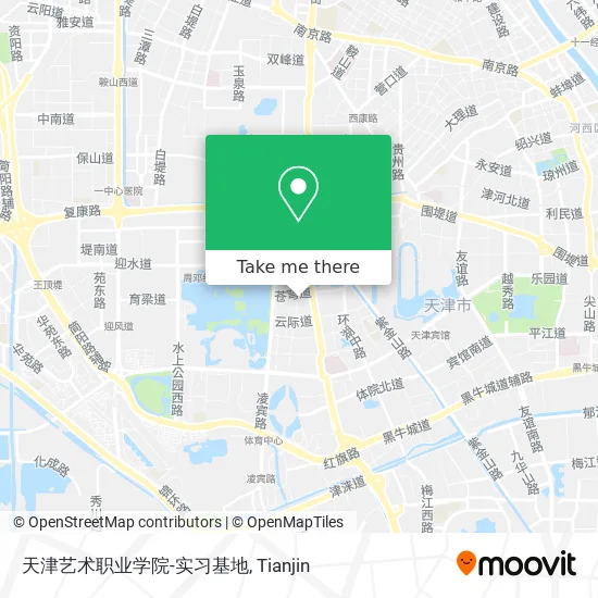 天津艺术职业学院-实习基地 map
