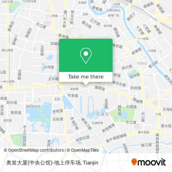 奥发大厦(中央公馆)-地上停车场 map