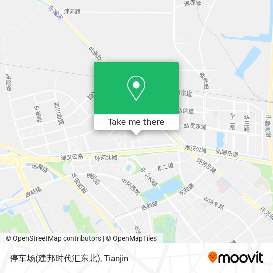停车场(建邦时代汇东北) map