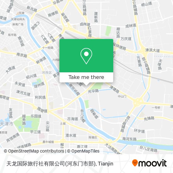 天龙国际旅行社有限公司(河东门市部) map