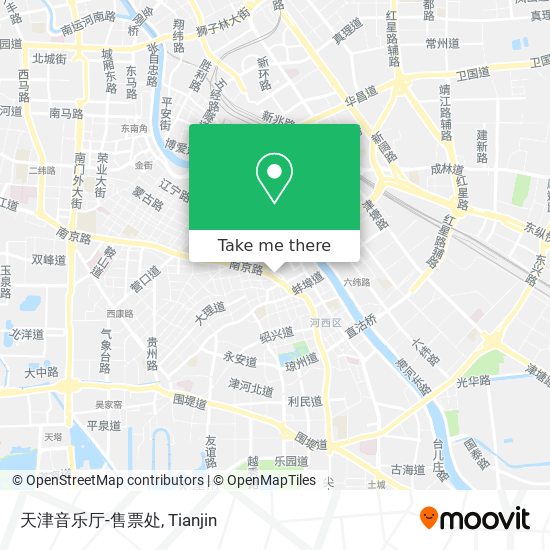 天津音乐厅-售票处 map