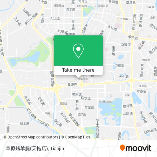 草原烤羊腿(天拖店) map