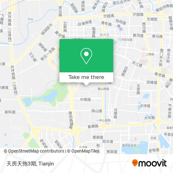 天房天拖3期 map